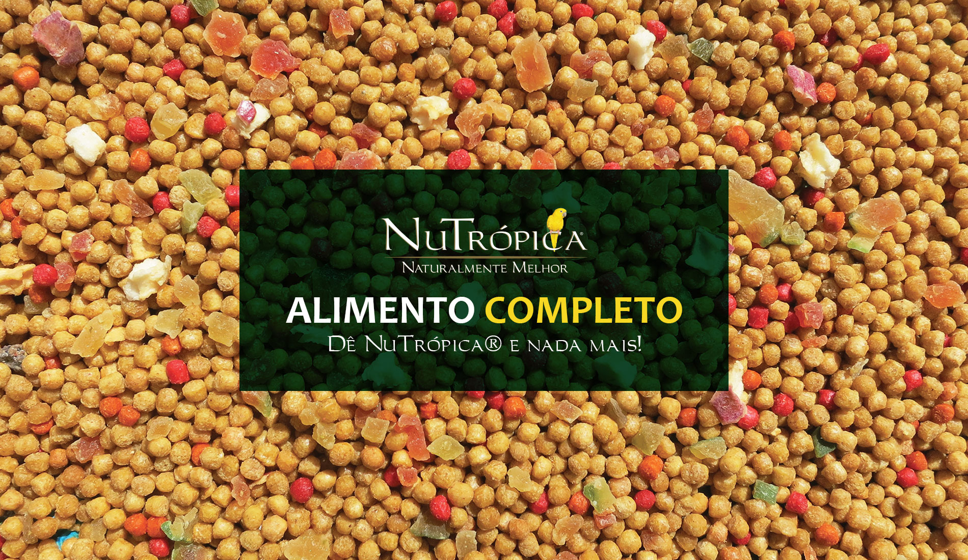 Alimento completo: Dë NuTrópica® e nada mais!