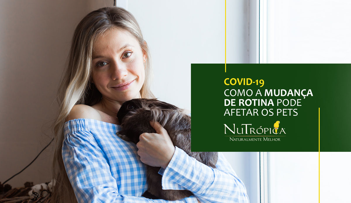 COVID-19: Como a mudança da rotina pode afetar os Pets